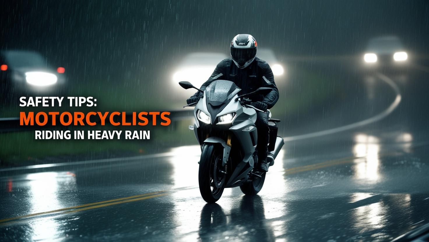 Motorrad Fahren Bei Regen